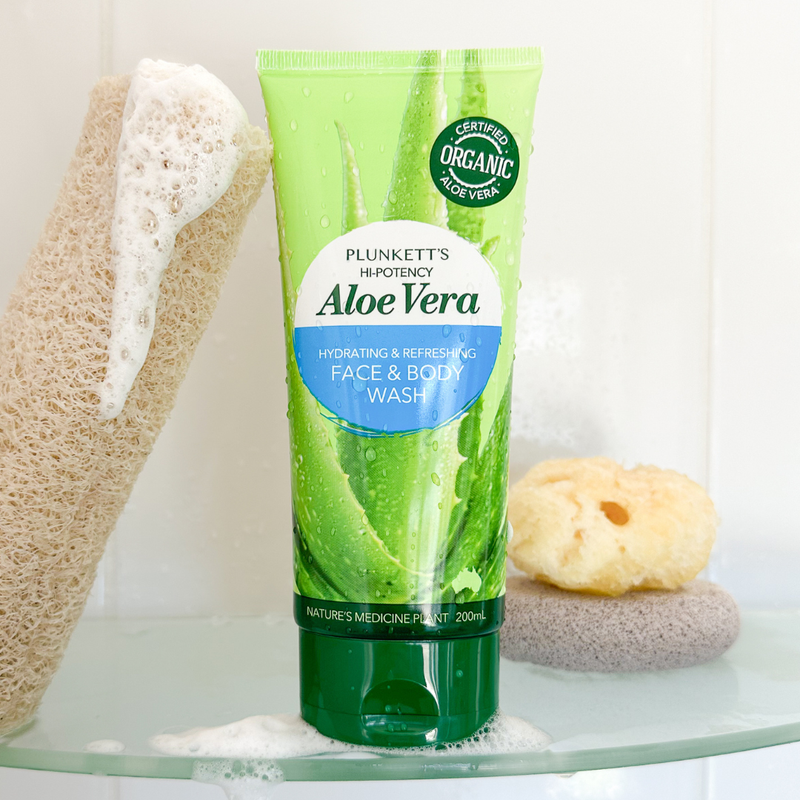 Plunkett's Hi-Potency Aloe Vera - Face & Body Wash