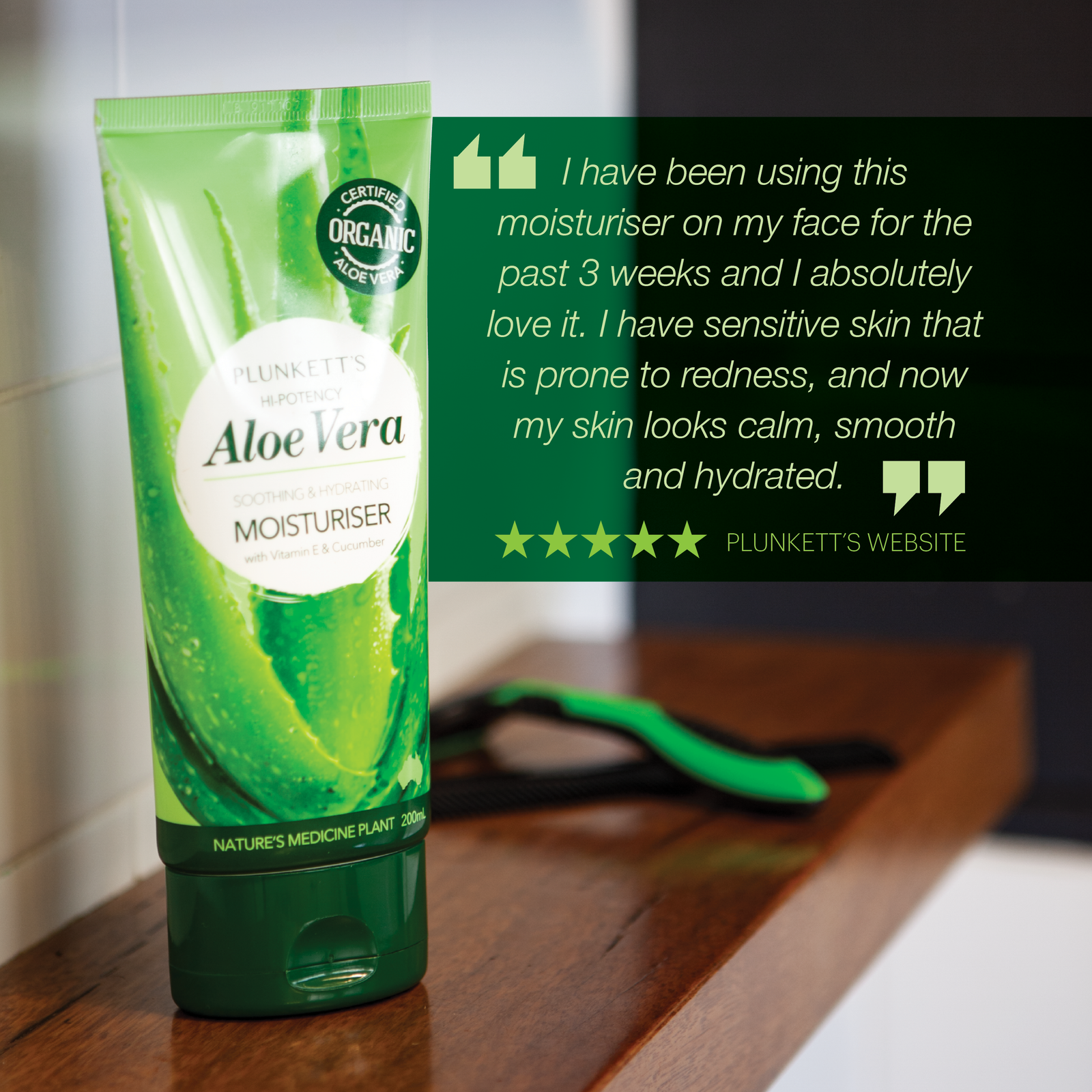 Hi-Potency Aloe Vera Moisturiser