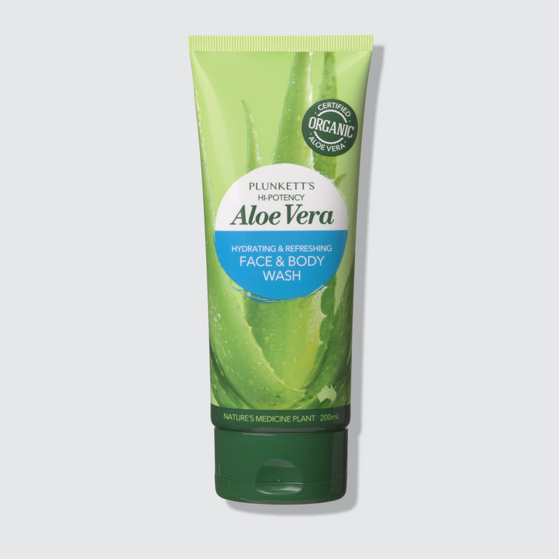 Plunkett's Hi-Potency Aloe Vera - Face & Body Wash