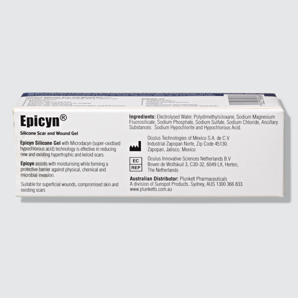Lacos Epicyn Microdacyn - Epicyn Silicone Scar & Wound Gel 15g – Plunkett ...