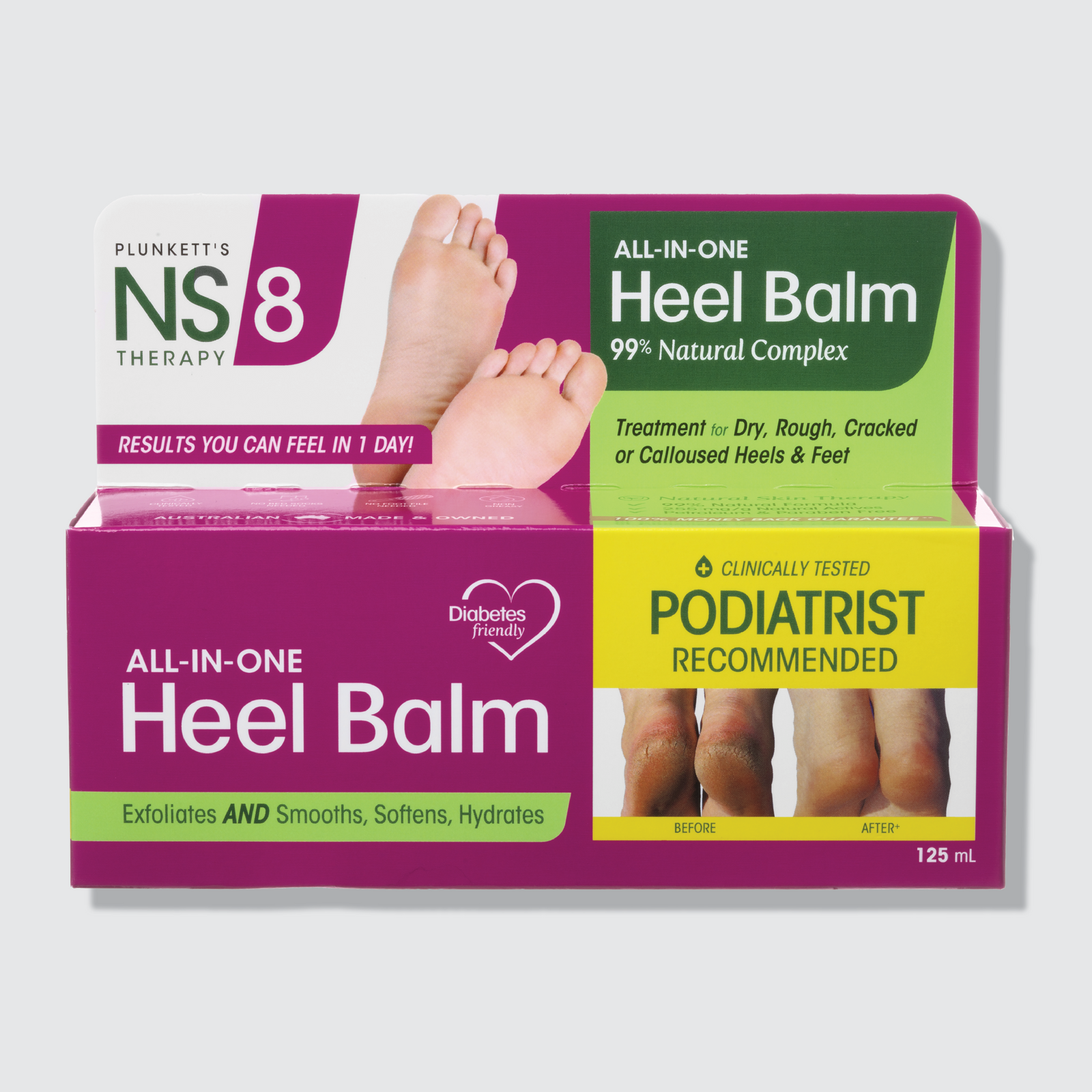 Heel Balm Foot Cream For Cracked Heels – Plunkett Pharmaceuticals
