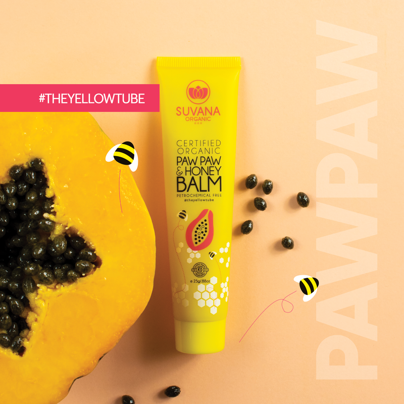 Suvana Certified Organic Paw Paw & Honey Balm